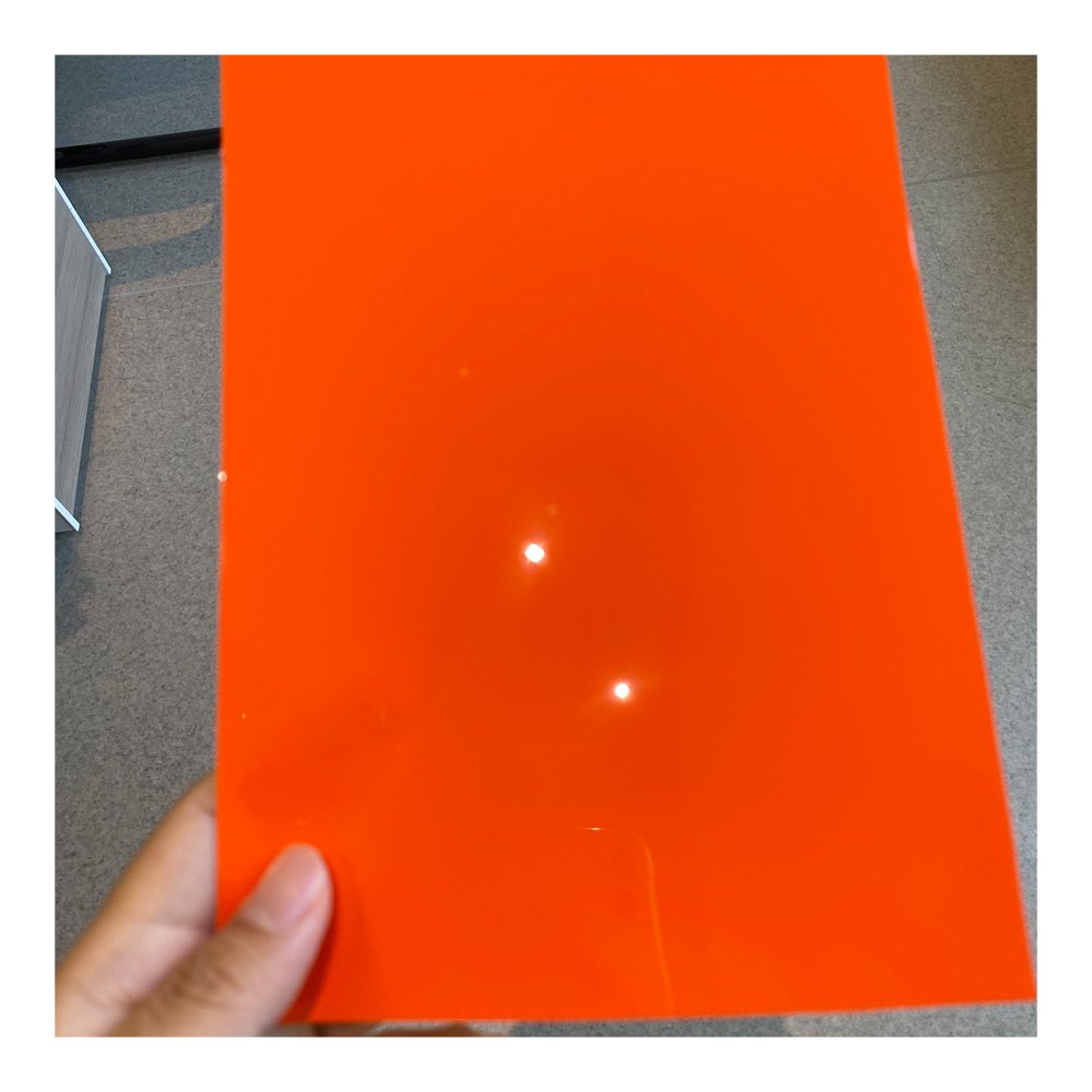 Metallic Lava Orange PPF 7.5 Mil Premium Quality Self-healing Anti-yellowing TPU Paint Protection Film for all cars