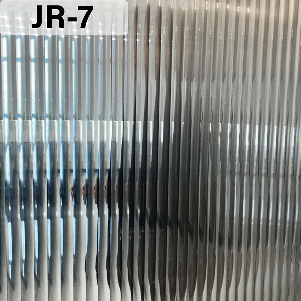 Reeded Glass Film 25.4mm Decorative film 3D Glass Stickers for Window Door Privacy Film