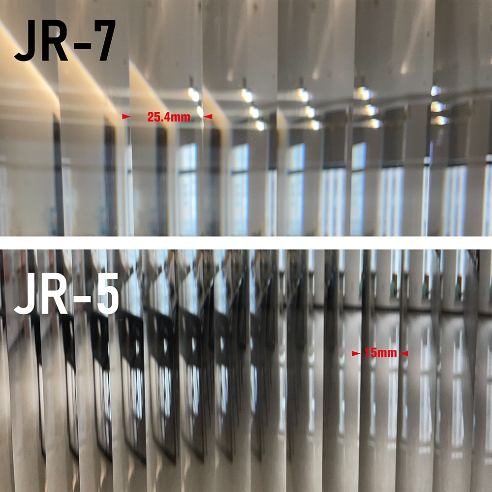 Reeded Glass Film 25.4mm Decorative film 3D Glass Stickers for Window Door Privacy Film