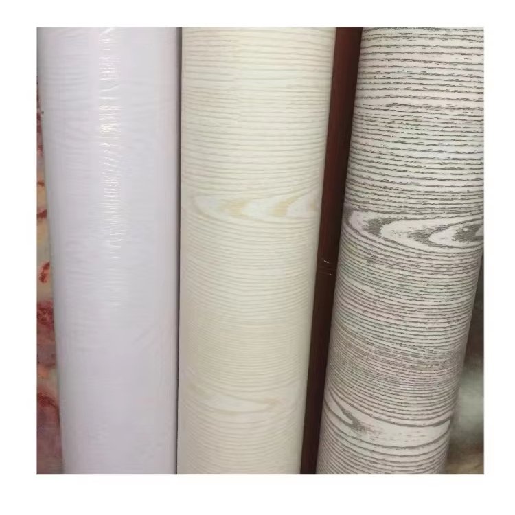 Deep embossed decorative pvc membrane foil for pvc door mdf vacuum press pvc wood grain membrane furniture film