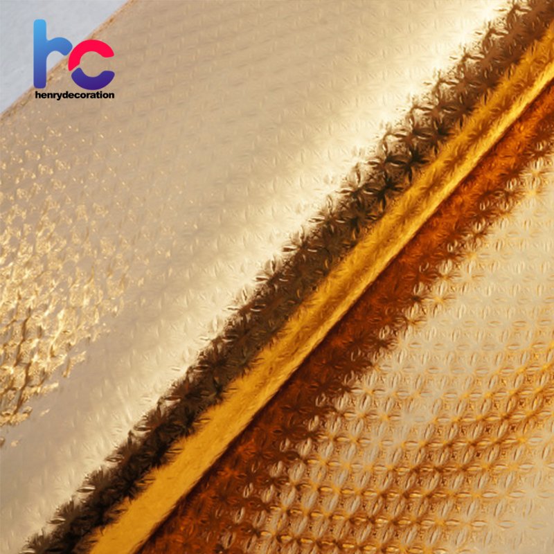 Henry decoration hot selling self adhesive opaque rich and noble decorative films for house decorating metalized pvc film