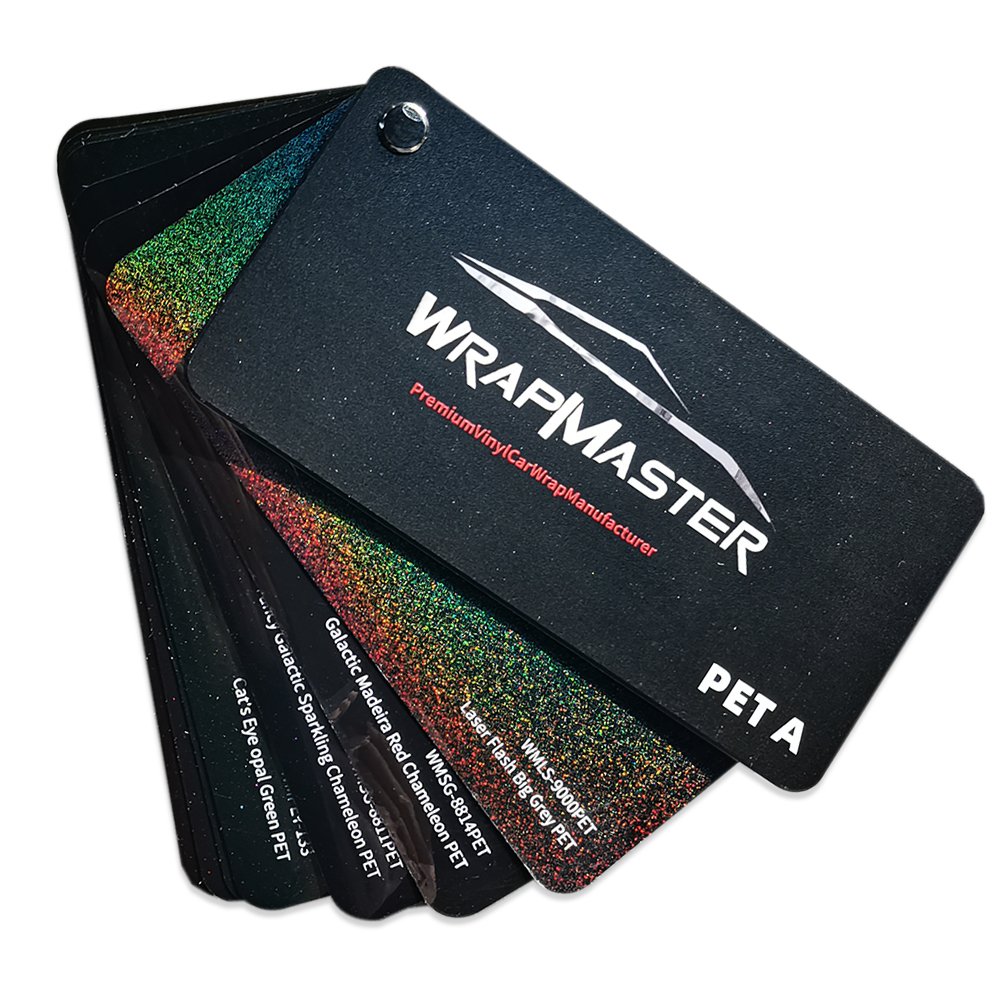WRAPMASTER Car Vinyl Wrap PET Liner Catalogue Booklet Car Cover Auto Vinyl Wrap Vinyl Car Wrap