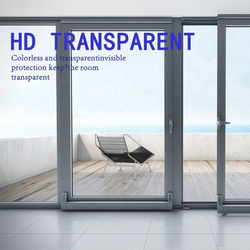 1.52*30m PET Transparent HD glass Explosion-proof window tint film safety decorative film for building glass