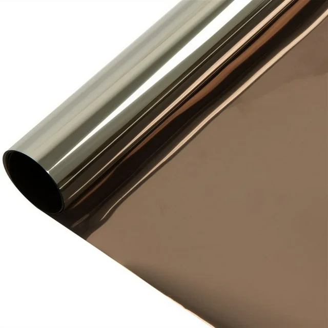Factory price tea silver building house decorative window tint privacy glass film window tinted for building office home