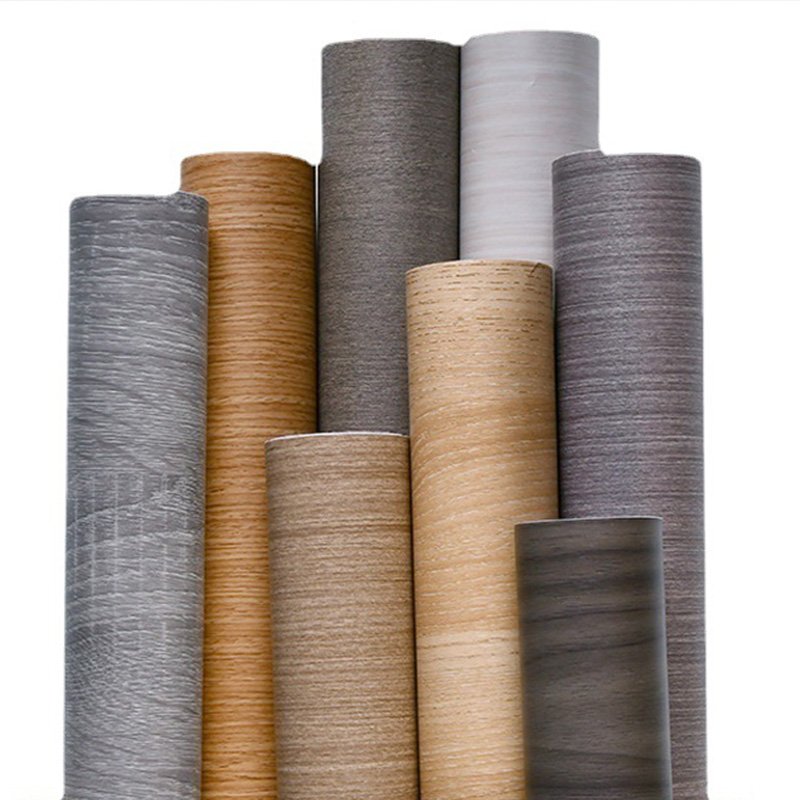 Wholesale Decorative film Embossed Printing adhesive paper/film for home furniture