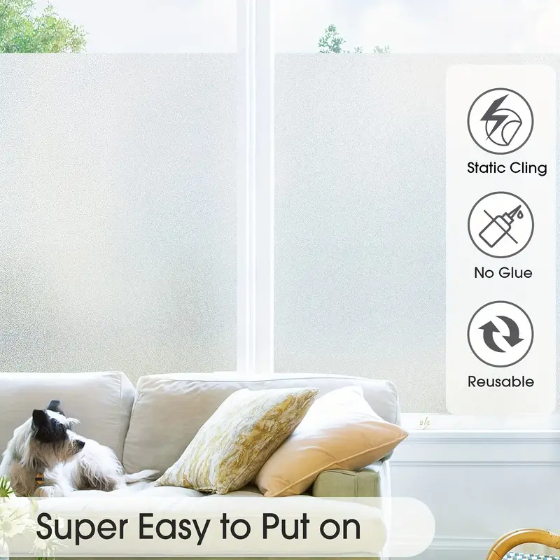 Kalise window film Competitive factory price 120g backing paper PVC frosted privacy glass film used for office window decoration