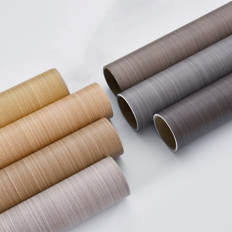 PVC Decorative Film For Furniture Cover Kitchen Cabinet Door Skin Vacuum Membrane Press Lamination good price