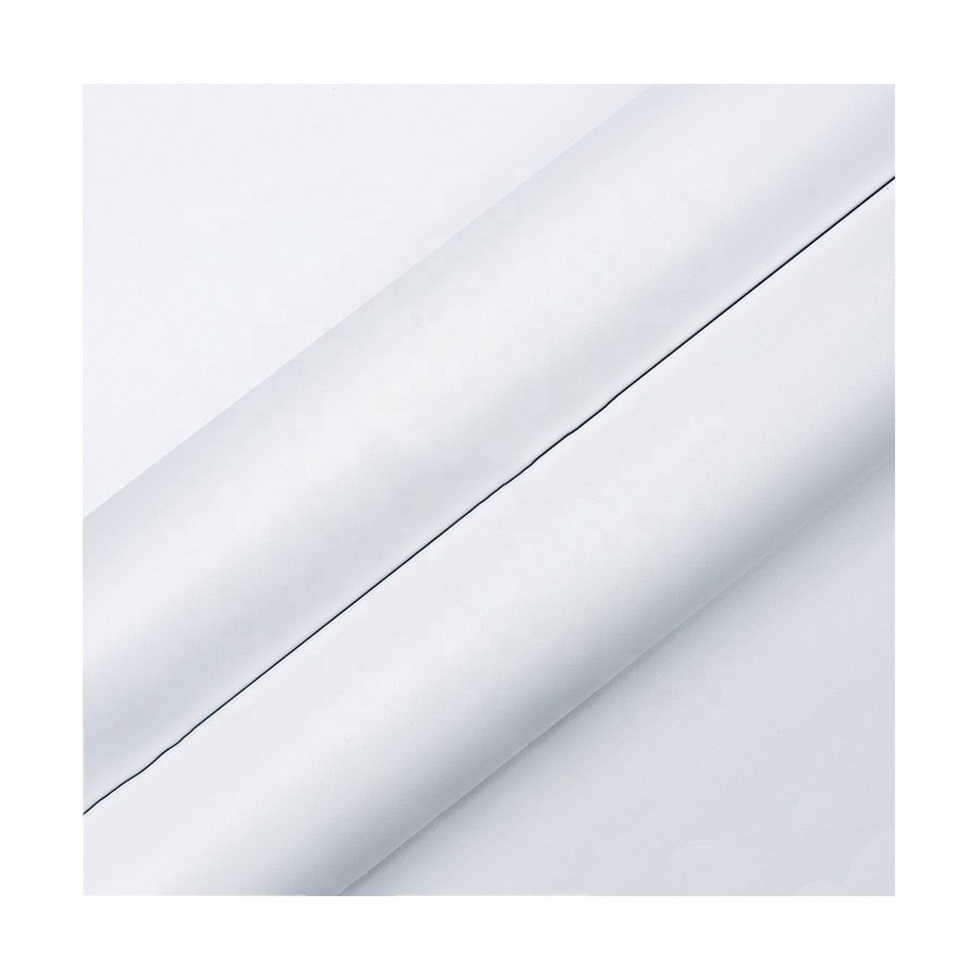 Solid Color Membrane Vacuum Press PVC decorative film Primer Coated Door Skin MDF Covering membrane foil