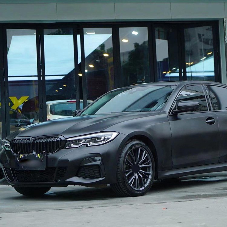Casting Matte Black chameleon car tint film car wrap vinyl black vinyl car wrapping film