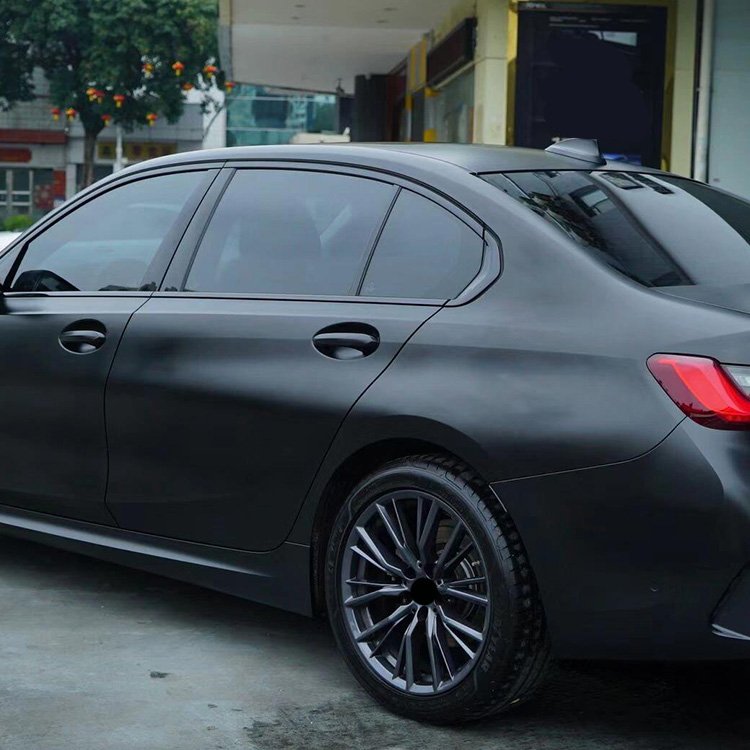Casting Matte Black chameleon car tint film car wrap vinyl black vinyl car wrapping film