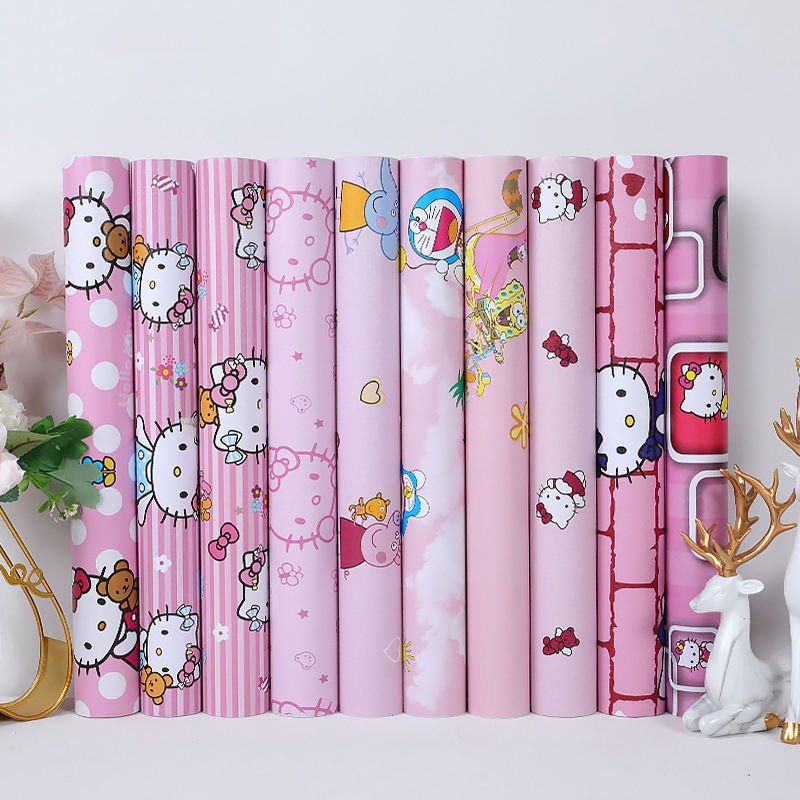 Cartoon Wallpaper Thickened Self-Adhesive Decorative Film Wall Sticker Peel And Stick Marble Wall Sticker for Home Decor