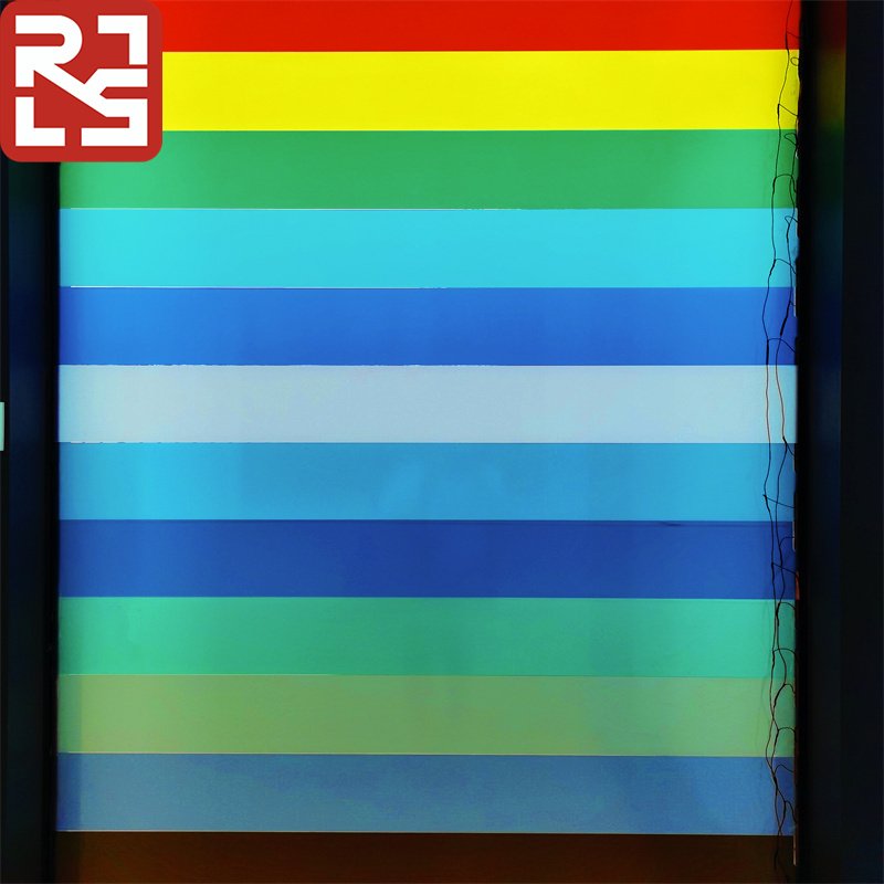 Switchable smart glass film Pdlc color smart film self-adhesive electronic dimming privacy window