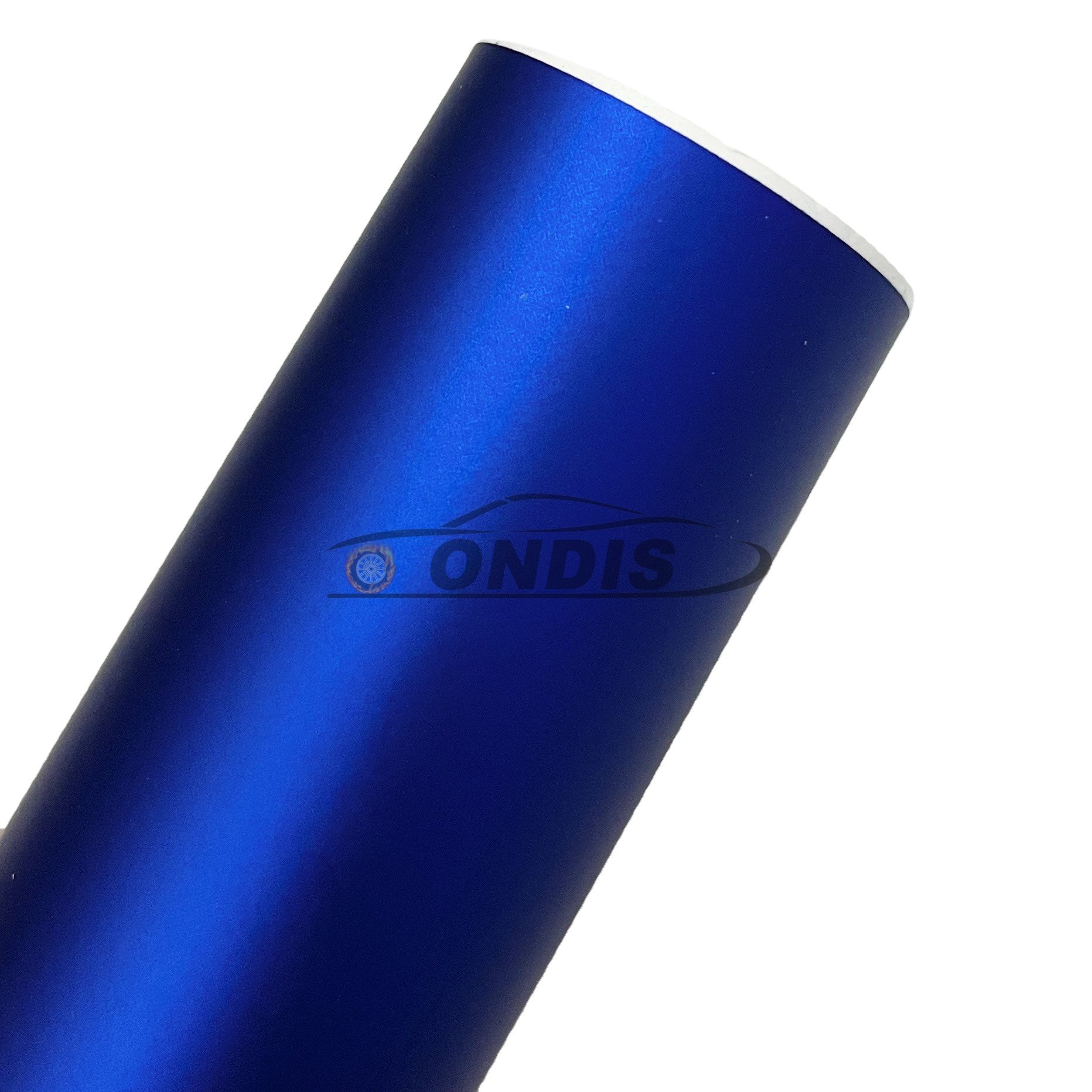New Arrived air bubble free 1.52 x 20M Matte Chrome Metallic Blue Car Vinyl Wrap