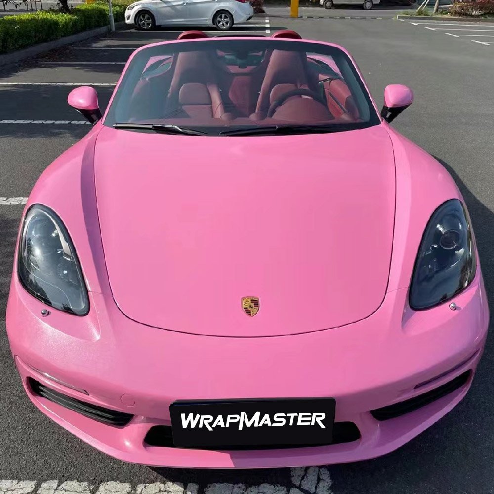 Wrapmaster 1.52*17m chameleon vinyl wrap Gloss Diamonds Pink glitter CAR wrap film