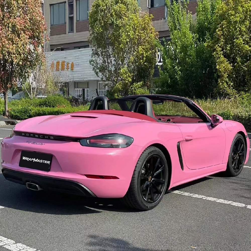 Wrapmaster 1.52*17m chameleon vinyl wrap Gloss Diamonds Pink glitter CAR wrap film