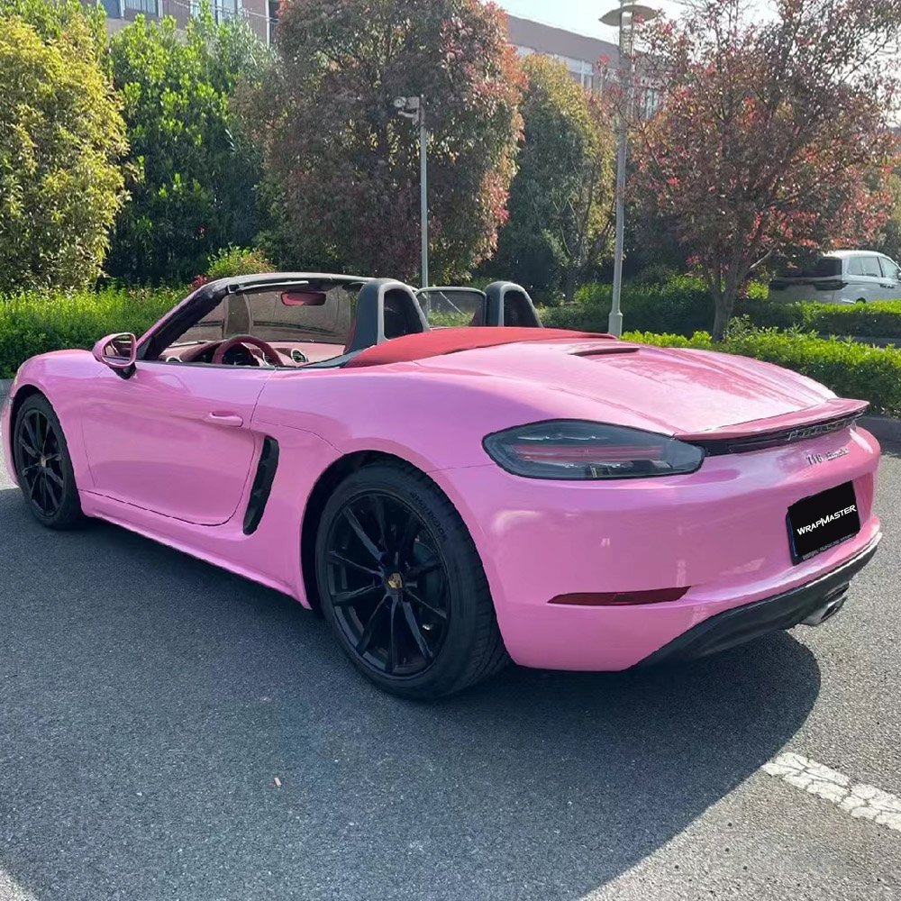 Wrapmaster 1.52*17m chameleon vinyl wrap Gloss Diamonds Pink glitter CAR wrap film
