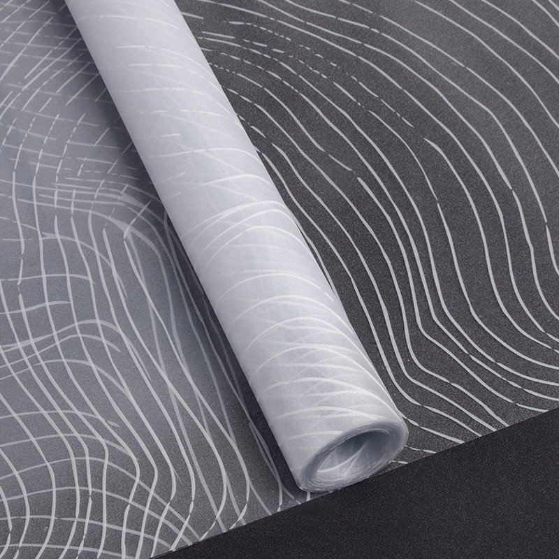 Pvc static adhesive film frosted glass window decorative printed film for privacy protection