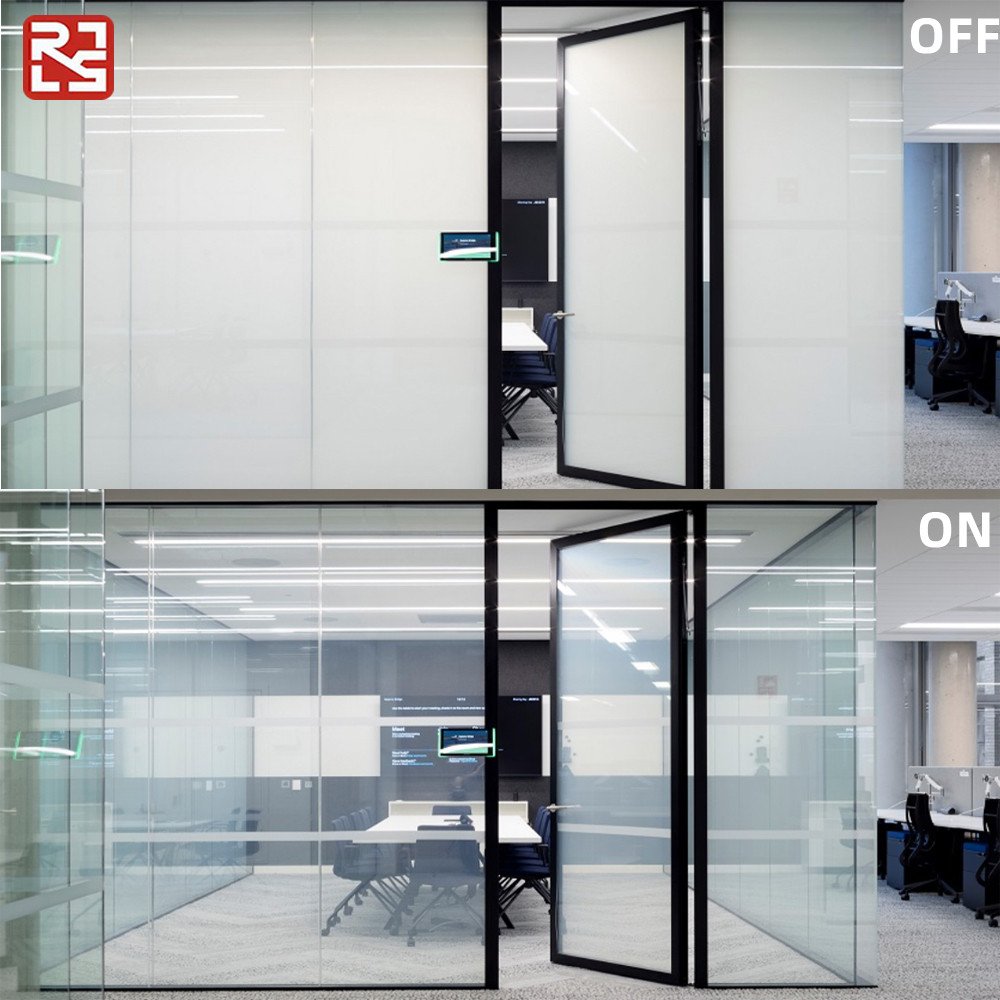 White PDLC Smart Film Smart Window Film Self Adhesive Smart Electrical Remote Control Glass Film Private Protection
