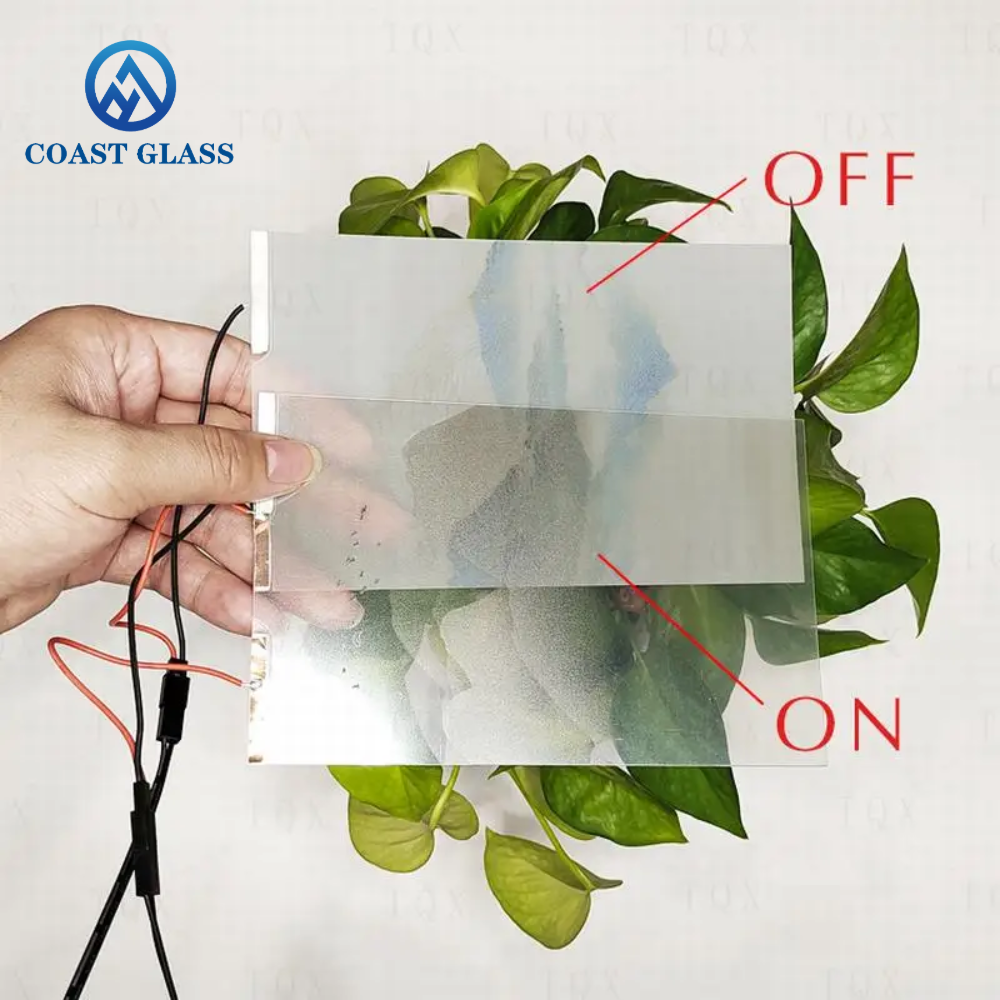 PDLC FILM SMART GLASS Electric Magic Glass smart electrical remote privacy tint For Windows 220V Decorative Glass Privacy