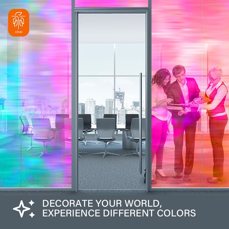 Hot Selling Product High Quality & Best Price Detachable Decorative Window Tint Films For Shopping Mall