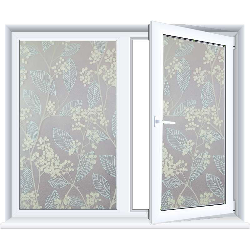 15.75''X78.7'' Frosted Glass Custom Pvc Plastic Privacy Decorative Window Film