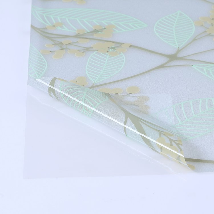 15.75''X78.7'' Frosted Glass Custom Pvc Plastic Privacy Decorative Window Film