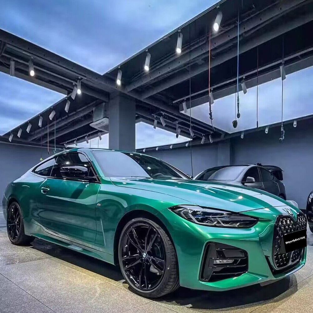 WRAPMASTER 1.52*16m High-quality TPU Isle of Green Long-lasting Non-fading TPU PPF Car Surface Exterior Film