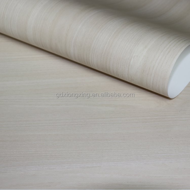 Skin friendly pvc decorative films foil wood grain furniture laminating film vinyl wrap for kitchen wallpaper