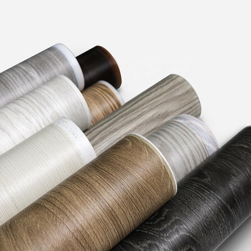 Pvc Film board door cabinet matt wood grain interior furniture membrane press/laminating pvc film