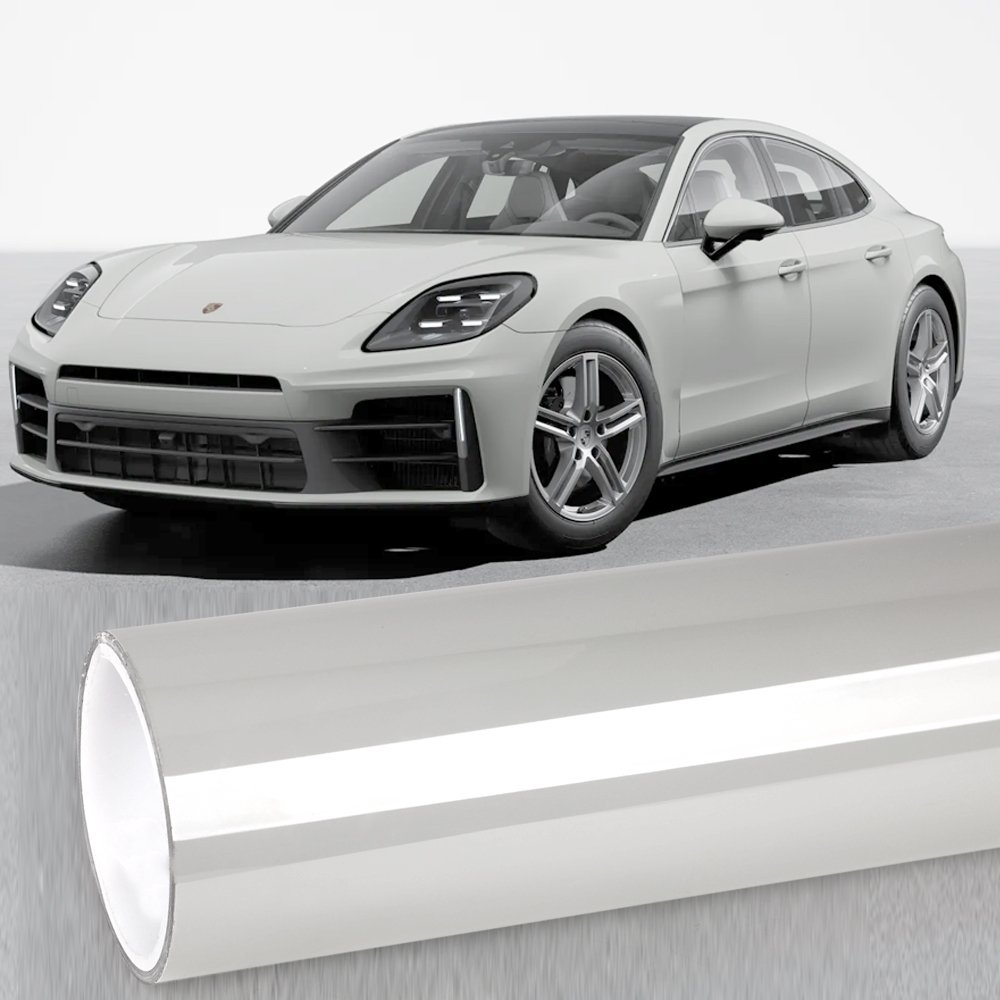 High Gloss Auto Body Trim Film Crystal Agate Gray PVC Car Wrap Color Change Film