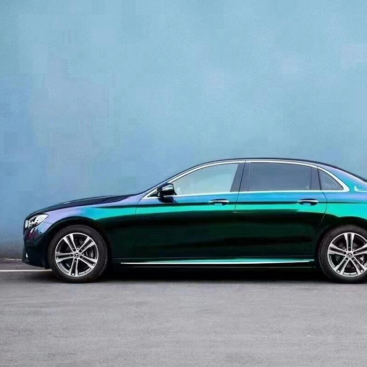 Glossy Diamond Purple Green unfading pvc decorative film car wrap vinyl impresora chameleon tint film chameleon tint purple