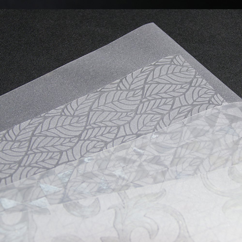 Home decoration design 3d frosted glass stickers