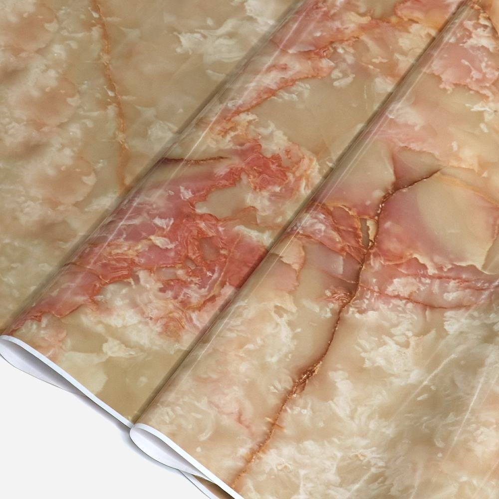 marble design pvc decorative film for furniture cover kitchen cabinet