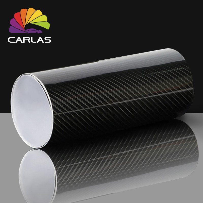 Carlas 1.52*20M Carbon Fiber Film PVC Car Wrap Car Decoration Vinyl Stickers