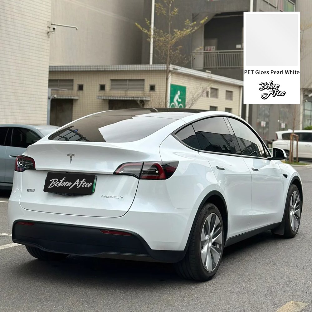 Chameleon Gloss PET Gloss Pearl White Durability 3-5 Years Waterproof Full Body Sticker Vinyl Car Skins Auto Film