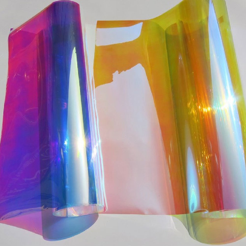 Dichroic window Film High Quality PET 1.38*50m Color Changes Chameleon Glass Tint Window Film
