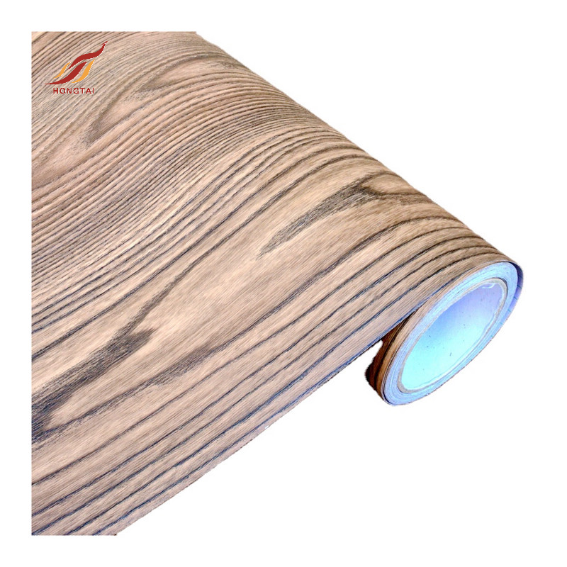 wood sticker fashion self adhesive 3d laminate decorative films wood grain wall paper
