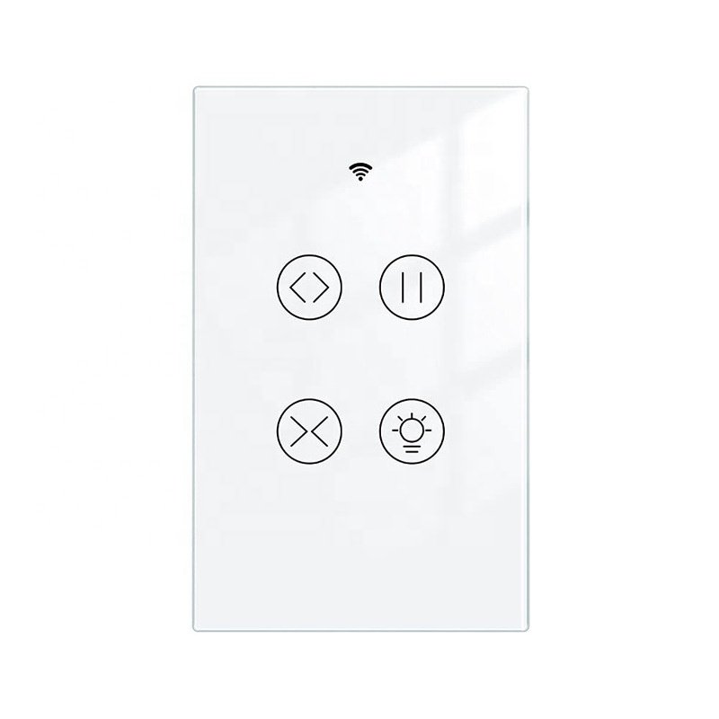 Customized electronic smart switch tempered glass panel Touch panel controller screen printing tempered glass