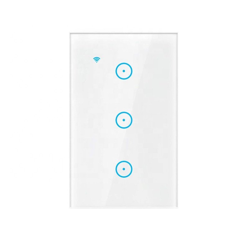 Customized electronic smart switch tempered glass panel Touch panel controller screen printing tempered glass