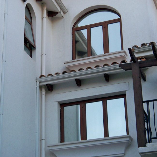 one way vision building window glass film UV rejection solar protection film privacy function building tint pet film
