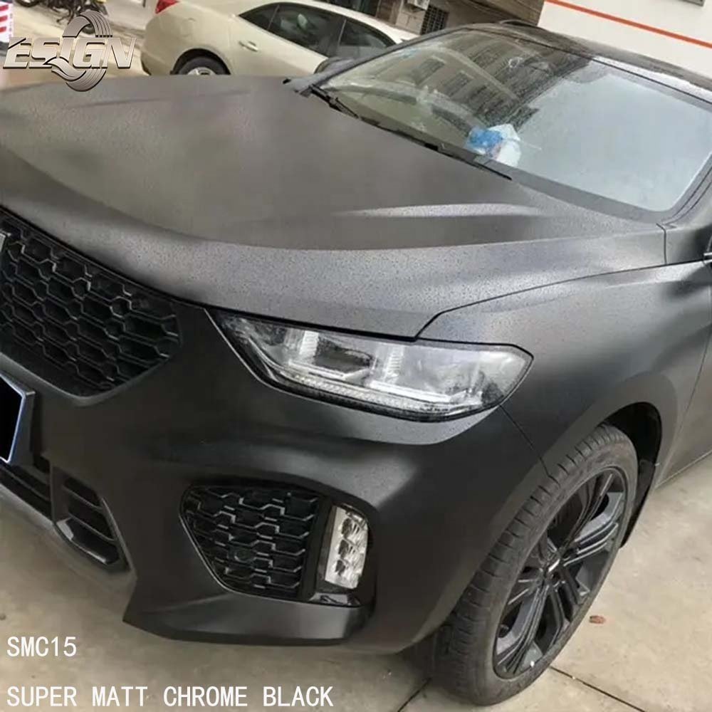 ICE FILM MATT BLACK Car Wrapping Film Full Body Weather Resistance Auto Accessories Exterior