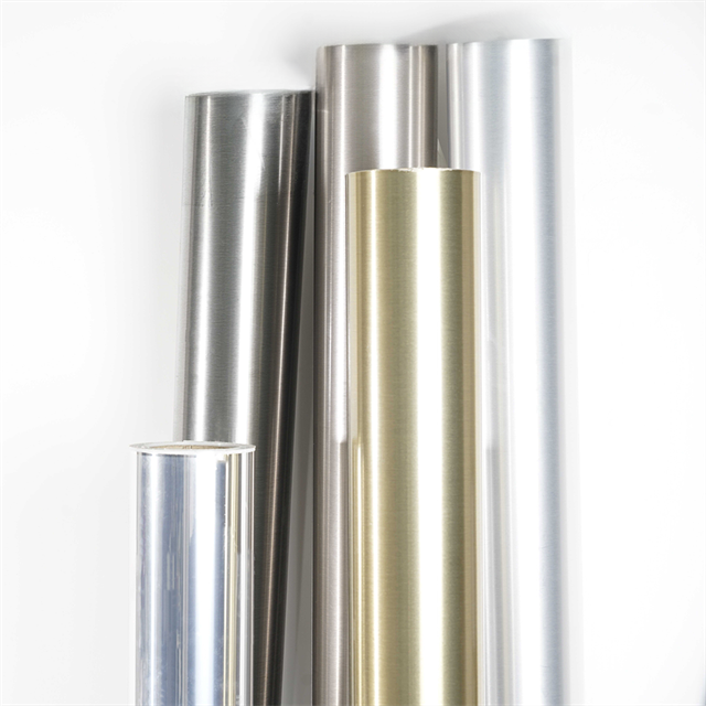 Metallic Design Board Decoration pet petg ceiling vacuum Laminating film for mdf membrane furniture/door