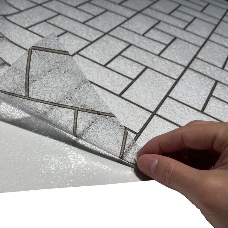 Privacy Control Frosted Bricks Strip Style Water Proof Decorative Window Film