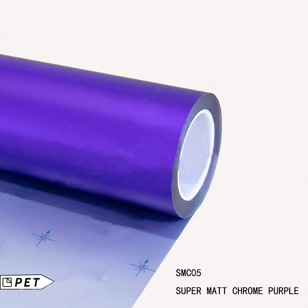 ICE FILM MATT PURPLE Car Wrap Vinyl Film Full Rolls Car Vinyl Decals Sticker Waterproof UV Resistance 1.52x18M Self Adhesive