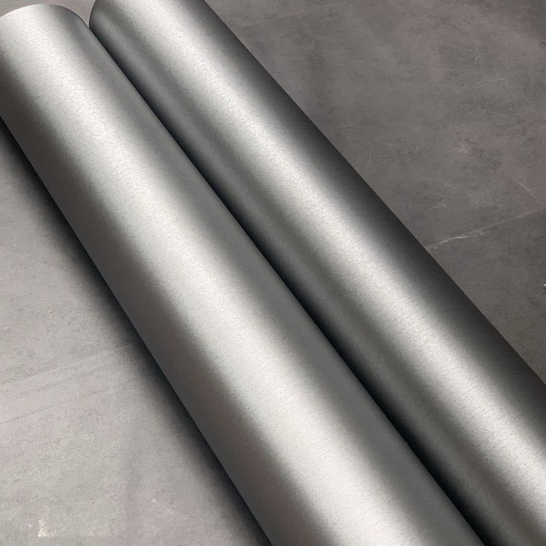 matte/ shiny soft touch anti-Scratch metallic PVC Decorative Film for vacuum membrane wrapping profile