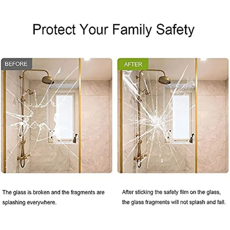 Carlise Anti theft window security and safety film, glass protection, solar control, transparent window color film