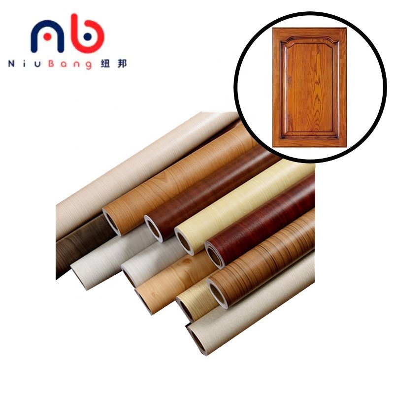 Modern Design Vinyl Lamination Film for PVC Profiles Heat Insulation Explosion-Proof Kitchen Furniture Home Decorative Purpose