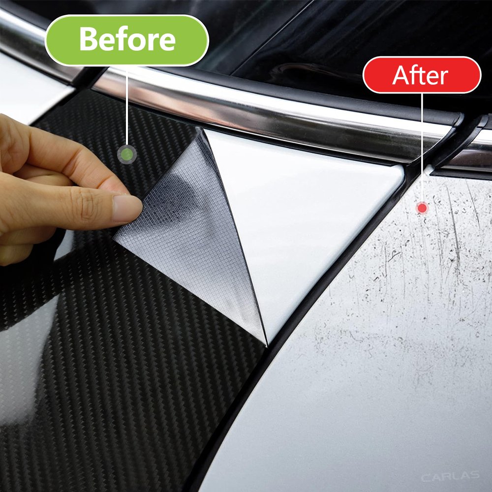 CARLAS Car Films Paint Protection Black Car Wrapping Carbon Fiber Film 5D PPF TPU Car Decoration Stickers Carbon Wrapping