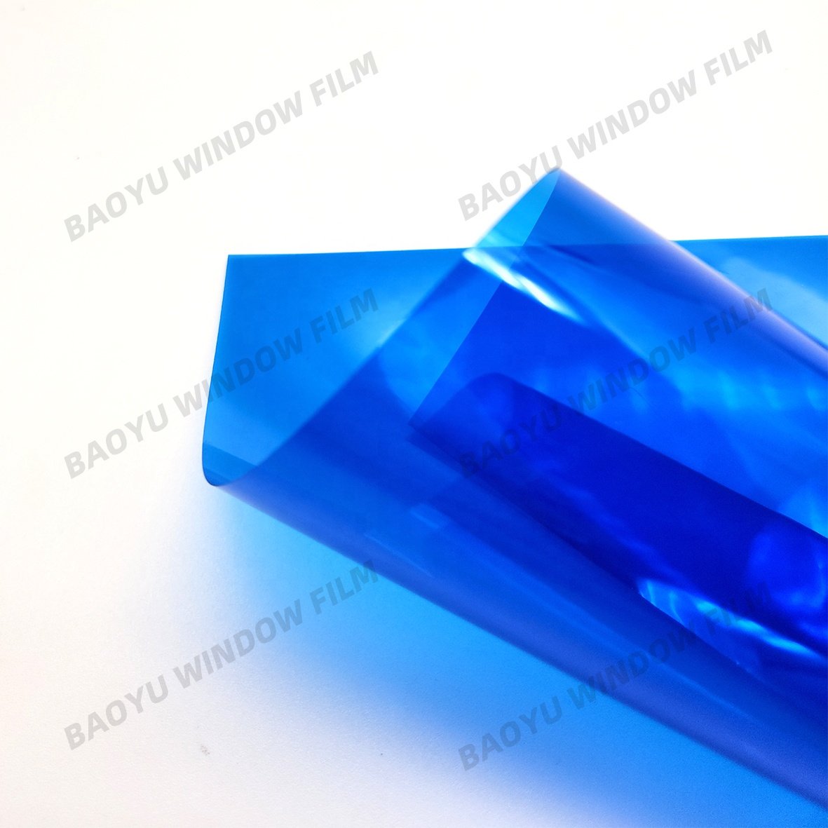 Block UV glass Beautiful Decorative film colorful transparent color film Sky Blue home office