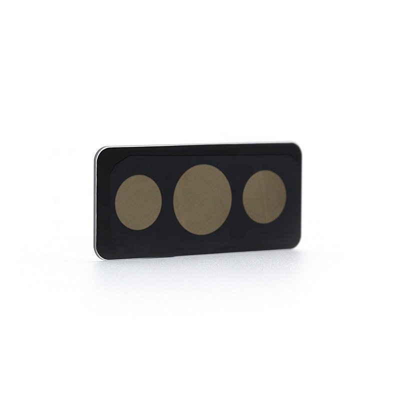 Camera glass round camera glass lens security camera screen-printed tempered glass
